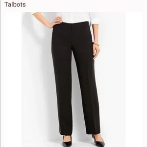 Talbot straight leg curvy black pants